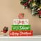 Glitzhome® 9.5" Christmas Wooden Block Word Sign